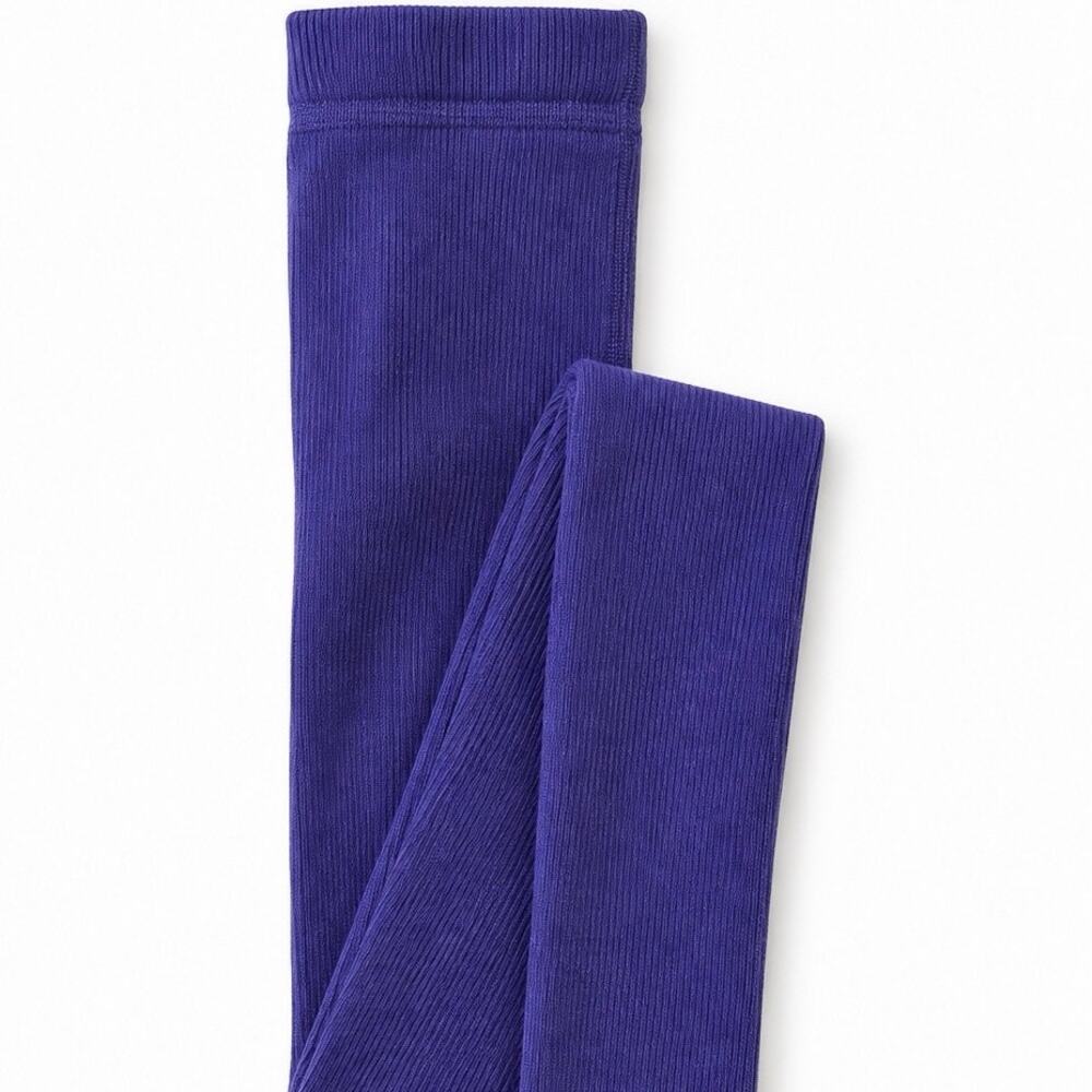 Hanna Andersson Ribbed Footless Tights
